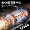 Cortador de pelo eléctrico KM-1687 con pantalla digital kemei para peluquería de metal profesional cortador eléctrico de alta velocidad cabeza de aceite corte de grabado Specification image